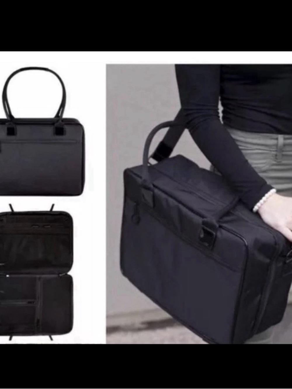 🔥NEW MAC Cosmetics PRO Large Travel Case w/carrying straps - Picture 2 of 9